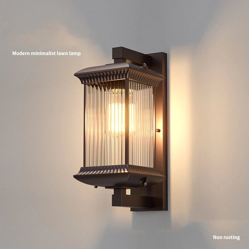 Aisle Wall Light Outdoor Garden Courtyard Exterior Wall Corridor Balcony Light Modern New Chinese Villa Door Light Wall Light Qme