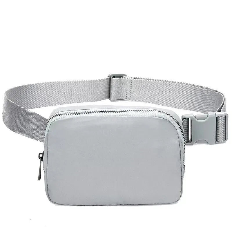 Waist Bag Running Sports Phone Holder Multifunctional Chest Qme GRAY COLOR
