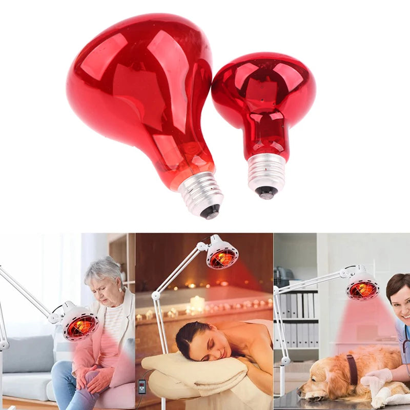 100W 150W Heating Therapy Red Lamp Body Neck Ache Muscle Joint Qme