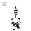 Cute Animal Rattle Hanging Ornament Soft Plush Educational Bell Toy Qme panda M