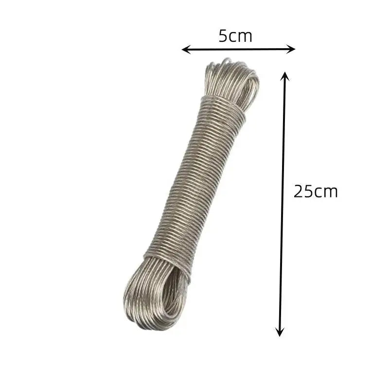Portable Clothesline 10 20 30 50M Garden Camping Travel Clothes Qme D1