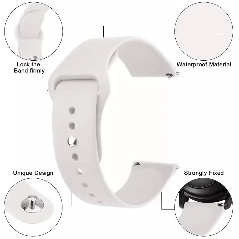 Silicone Strap For Samsung Galaxy Fit 3 Watch Band Wristband For Samsung Galaxy Fit 3 Bracelet Replacemen Qme