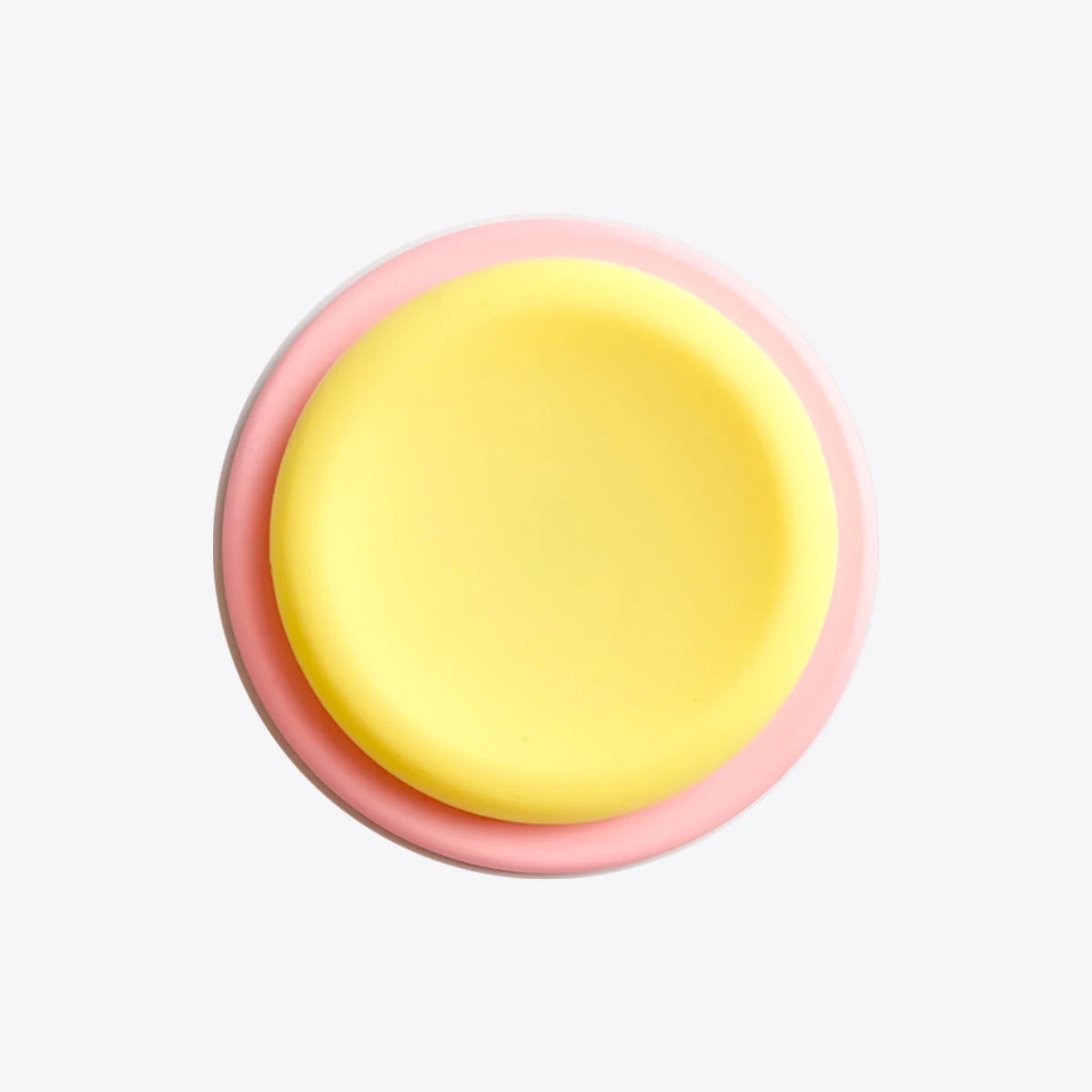 Macaron Colored Silicone Magnetic Air Cushion Stand Adhesive Backing Qme Yellow pink