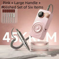 35000RPM Portable Low Noise Electric Handle Nail Remover Dead Skin Removal Nail Polish Grinding Machine for Nail Salons Qme 1pcs Pink A