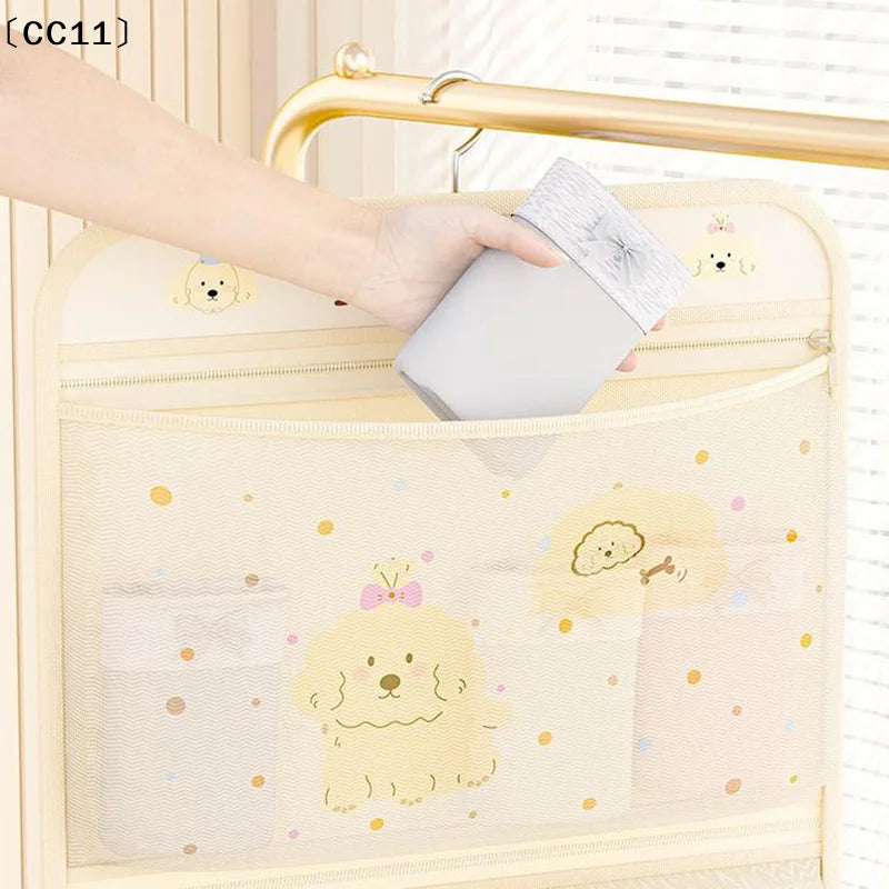 Breathable Mesh Wall Hanging Bag Underwear Socks Household Closet Qme