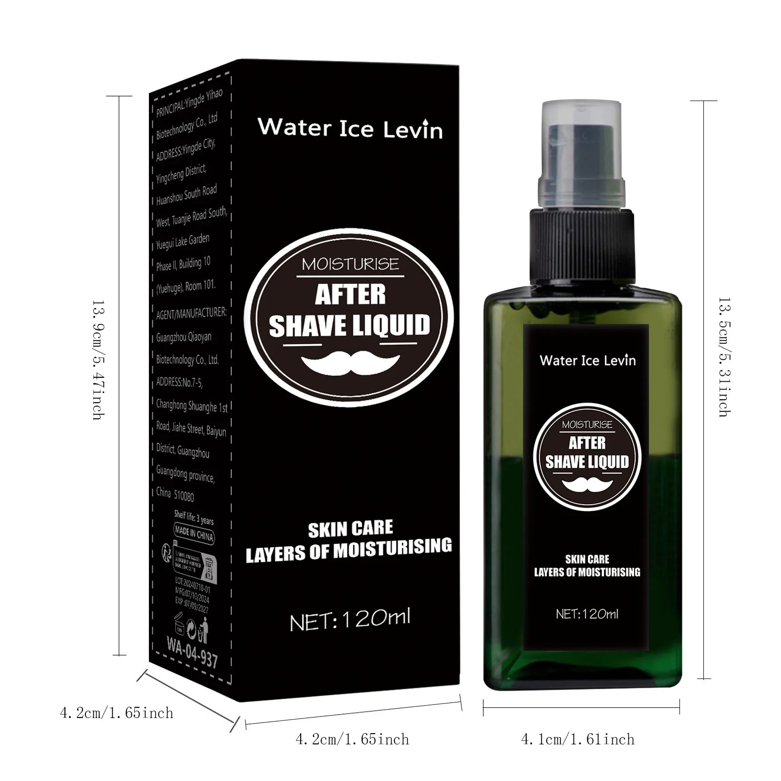 After shaving repair lotion prevent ingrown hair treatment smooth body skin reduce dark spots redness eliminate acne essence Qme