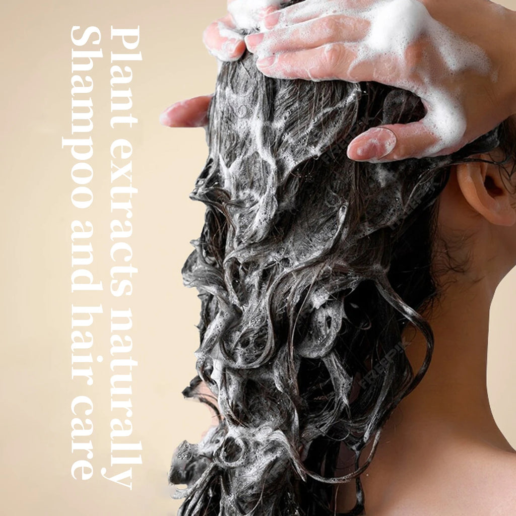 Mint Herbal Shampoo Plant-based Soap Oil Control Dandruff Hand Qme