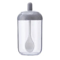 Glass Spices Jars Stickers Salt Sugar Powder Olive Oil Pepper Qme Grey