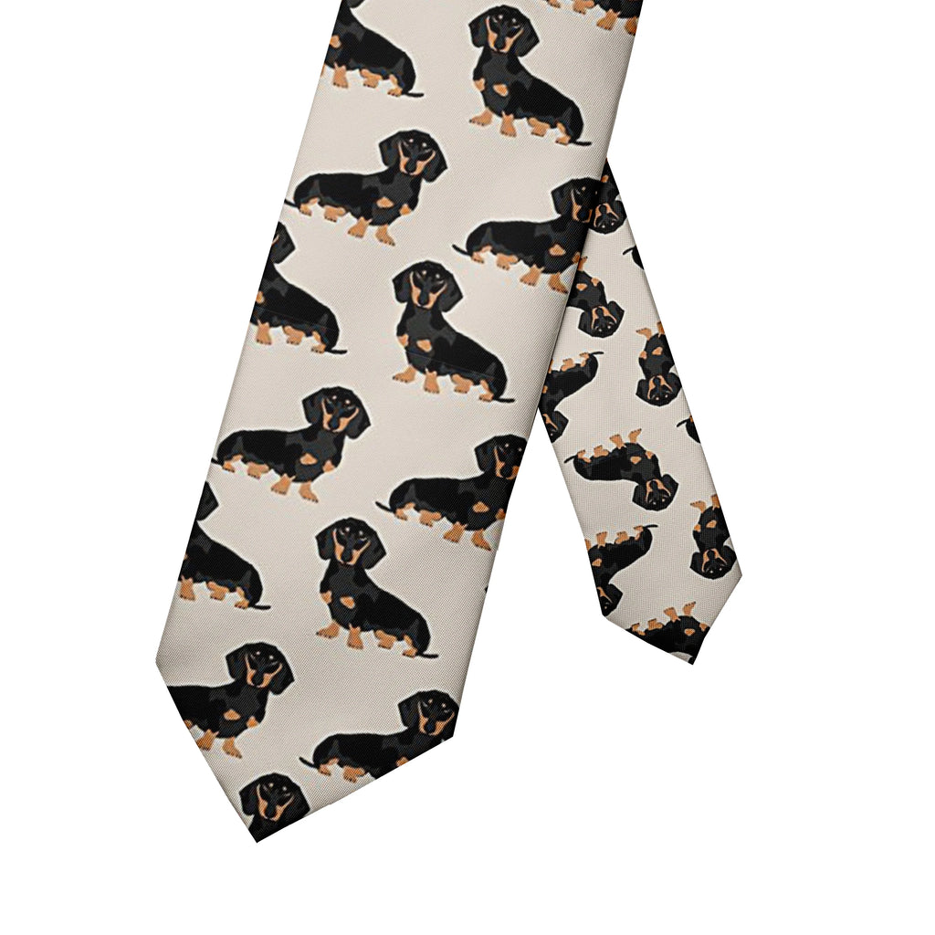 Funny Mushroom Dog Tie Men's Fashion Wedding Keyboard Business Party Qme