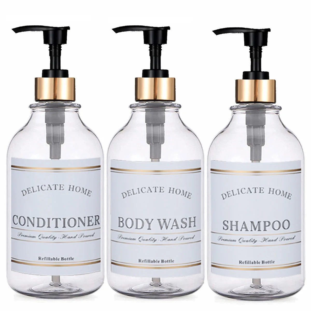 Soap Dispenser with Pump and Labels Dish Soap Dispenser for Kitchen Sink Countertop Decoration Refill Hand Wash Bottle Qme A