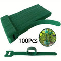 50 Reusable Non-slip Nylon Plant Ties Hook Loop Fasteners Adjustable Qme 100Pcs