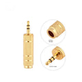 10PCS Audio 6.5 To 3.5 Adapter Microphone Microphone Headset 3.5mm Male Hole To 6.35 Female Plug Big To Small Qme 10pcs