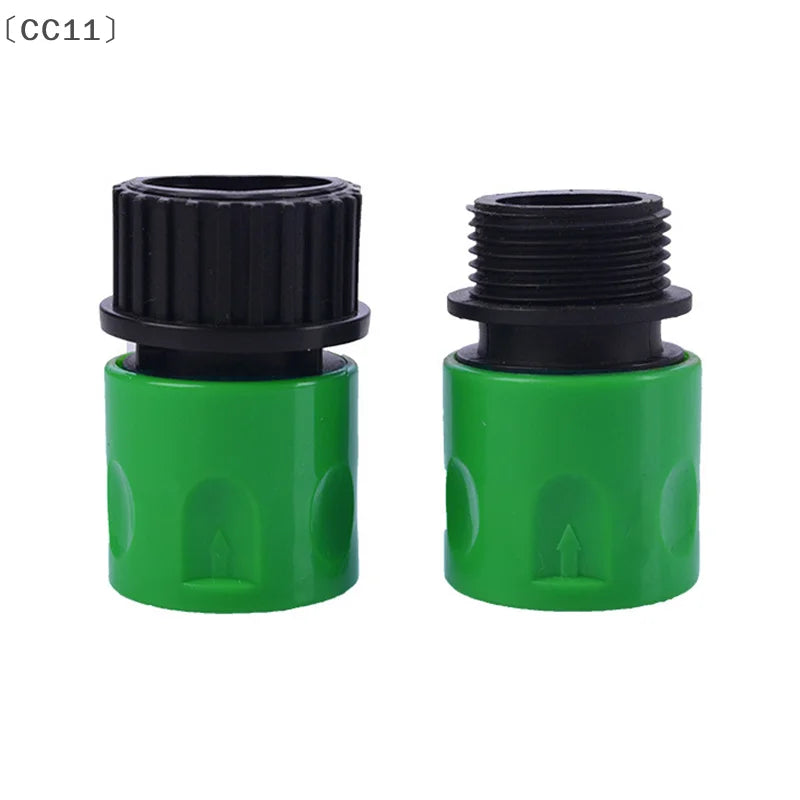 CC115Pcs Garden Hose Quick Connector 3 Internal External Threaded Qme