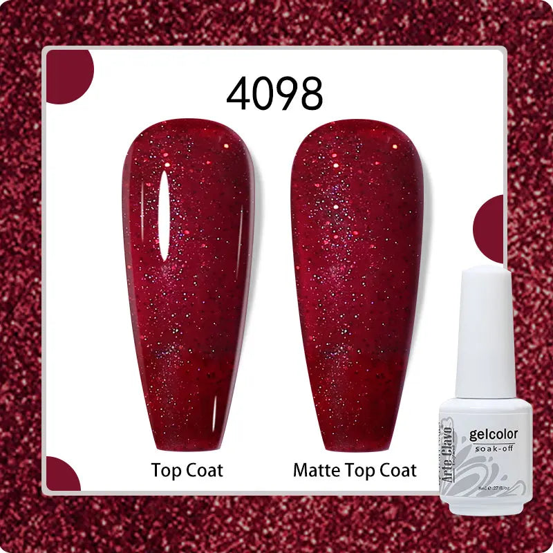 Arte Clavo Soak Off UV Gel Nail Polish Cosmetics Art Manicure Nails Qme