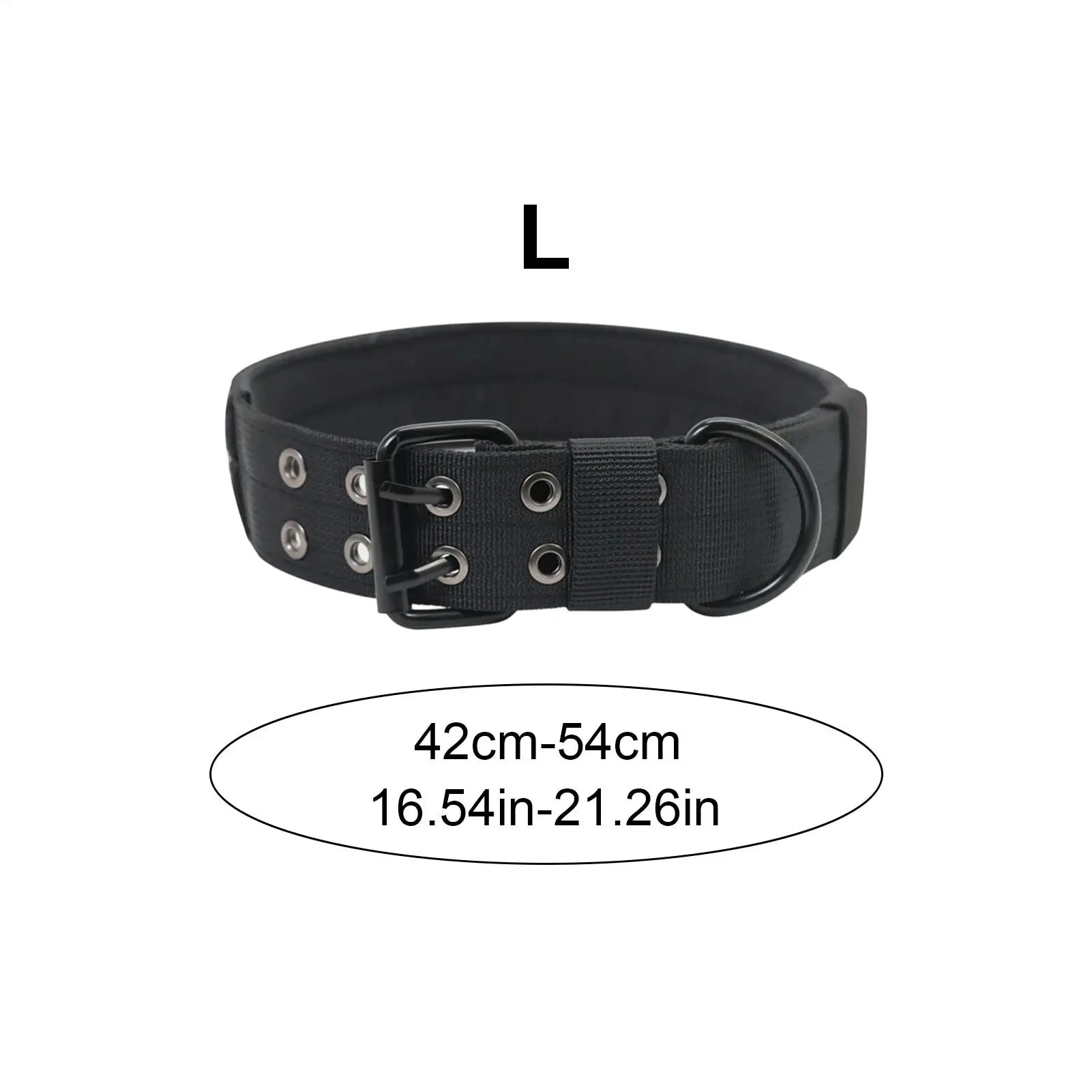 Adjustable Dog Collar Soft Heavy Duty Lead Neckwear Service Outdoor Qme