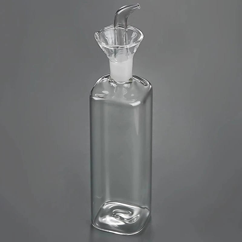 High Borosilicate Glass Oil Pot Household Leak-proof Oil & Vinegar Pots Kitchen Soy Sauce Pot Tank Seasoning Bottle Qme L