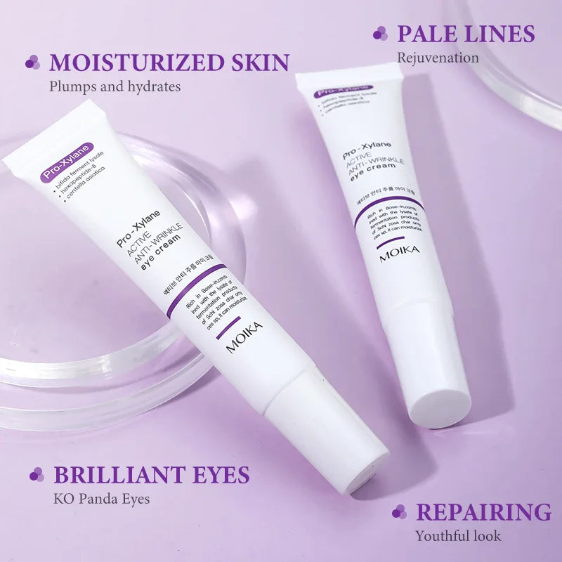 Instant Eye Bag Removal Cream Collagen Anti-Wrinkle Fade Fine Lines Firming Skin Anti Dark Circle Puffiness Brighten Eye Care Qme