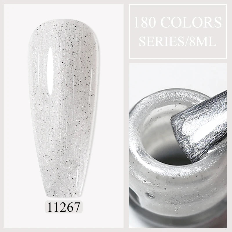 Arte Clavo Glitter UV Gel Nail Polish Sequin Series Colorful Soak Off