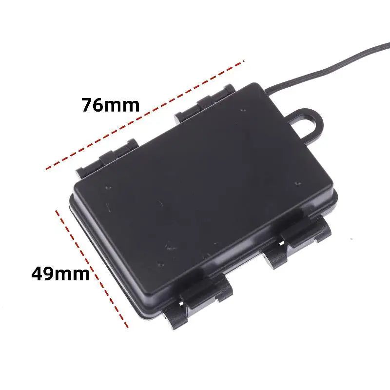 3-Slot AA Battery Holder 3V No 5 Water-resistant Box Timer Qme A1