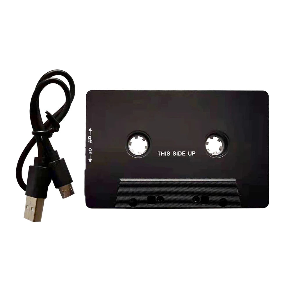 1/2PCS Universal Bluetooth 5.0 Converter Car Tape Converter Car MP3/SBC/stereo Bluetooth Audio Cassette Player AUX Adapter Qme 1PC