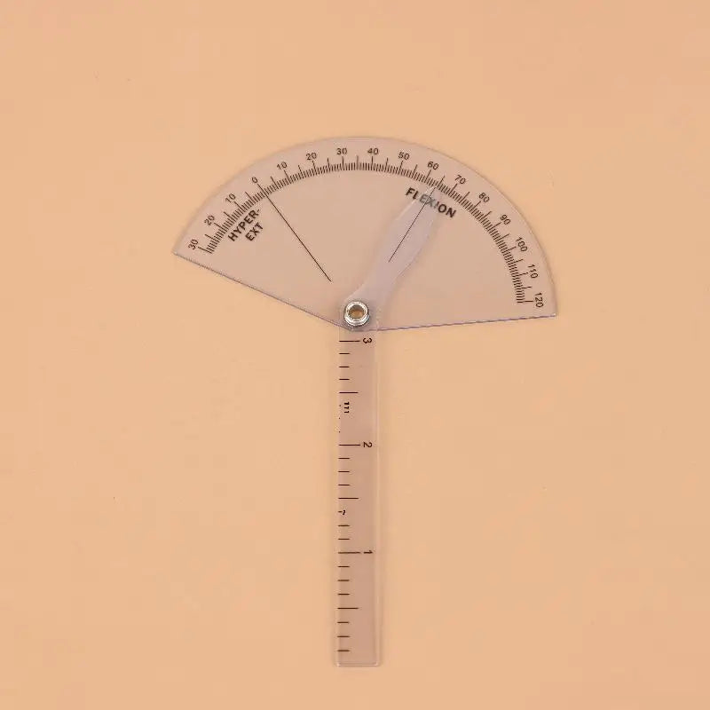 PVC Medical Finger Goniometer Plastic 180 Angle Protractor Qme