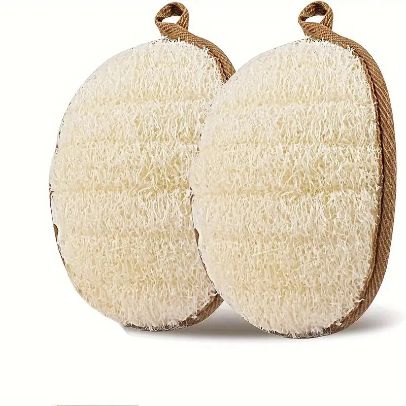 Natural Loofah Body Scrubber Soft Exfoliating Sponge Shower Bath Qme