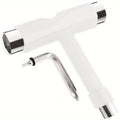 Skate T-Tool With Allen Wrench - Multi-functional Skateboard Tool Set Qme White 1pc