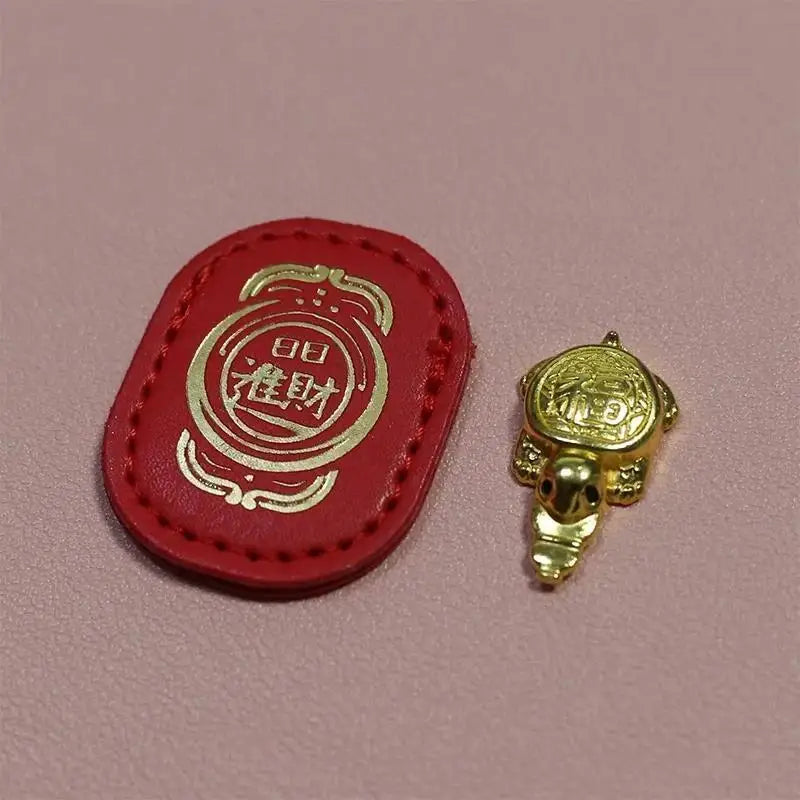 Fengshui Lucky Turtle Wallet Charm Money-biting Turtleornaments Decor Qme