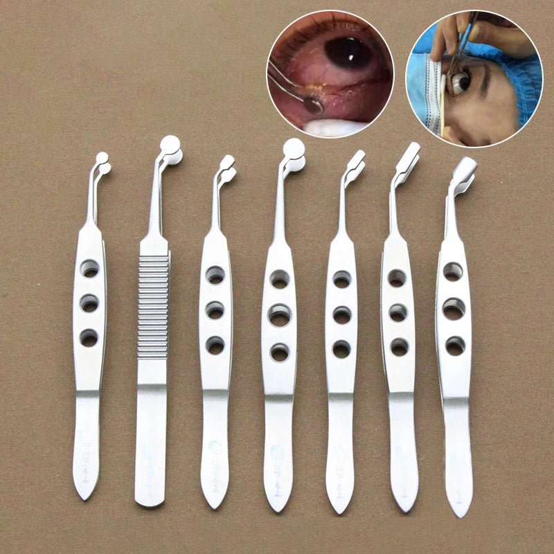 Eyelid Tweezers Meibomian Gland Forceps Women Clip Eyelash Compressor Qme