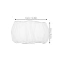 2Pcs Bird Cage Protective Cover Breathable Fine Mesh Net Dust Guard for Indoor Outdoor Parrot Cage Parakeet Conure Seed Catcher Qme White