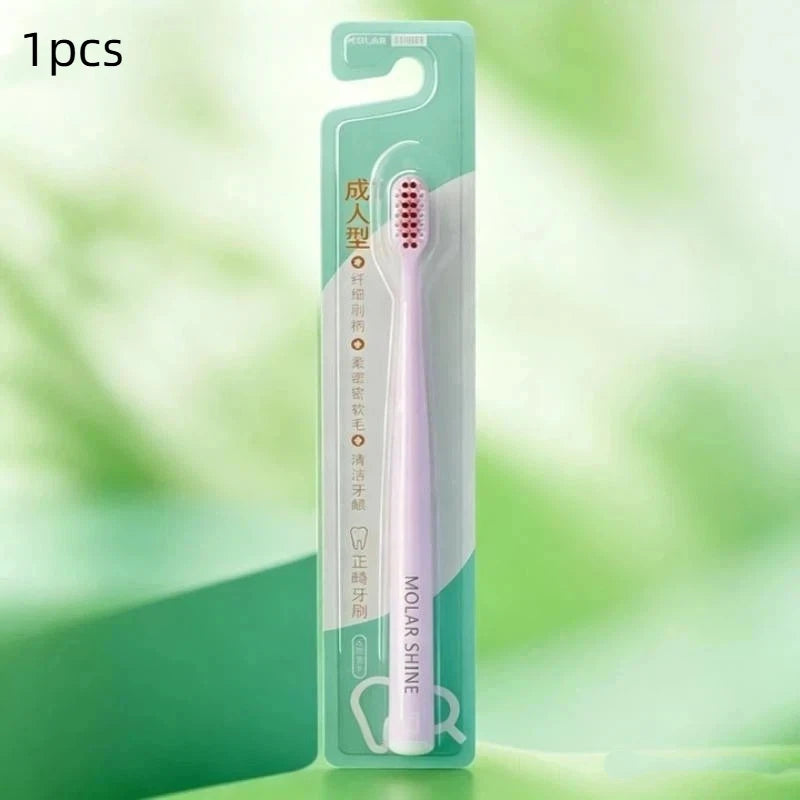 Soft Bristle Toothbrush V-shaped Design 1 Superior Oral Care Qme 1pcs