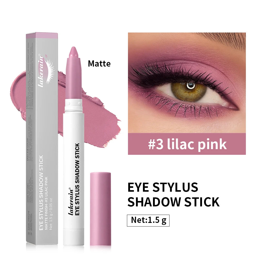 Eyeshadow Pencil Smooth Waterproof Sweat-proof Does Not Smudge Stick Qme 03 Lilac Pink