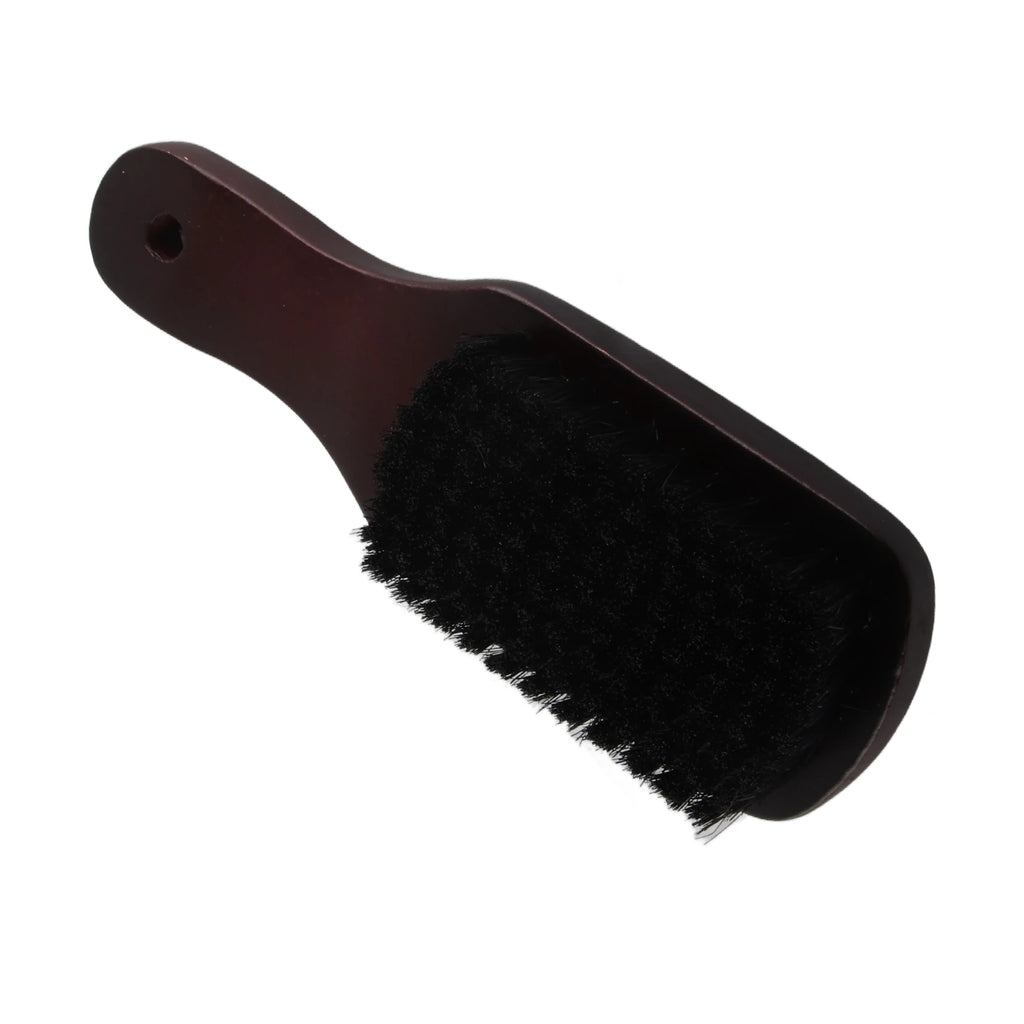 Beard Brush with Wooden Handle Beard Brush Wooden Handle Good Elasticity Hair Men's Beard Grooming Brush for Mustache Styling Qme