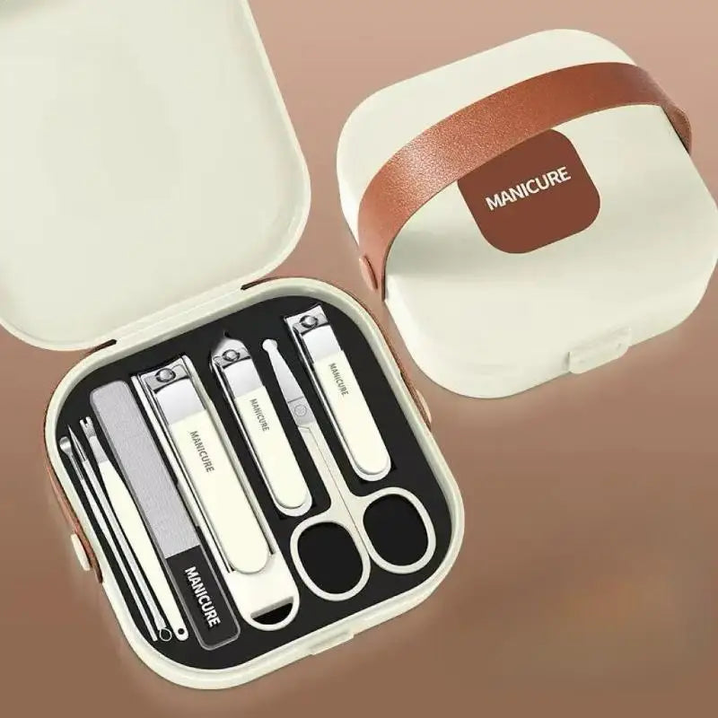 Stainless Steel Nail Grooming Manicure Tool Salon Care At Home Qme A2