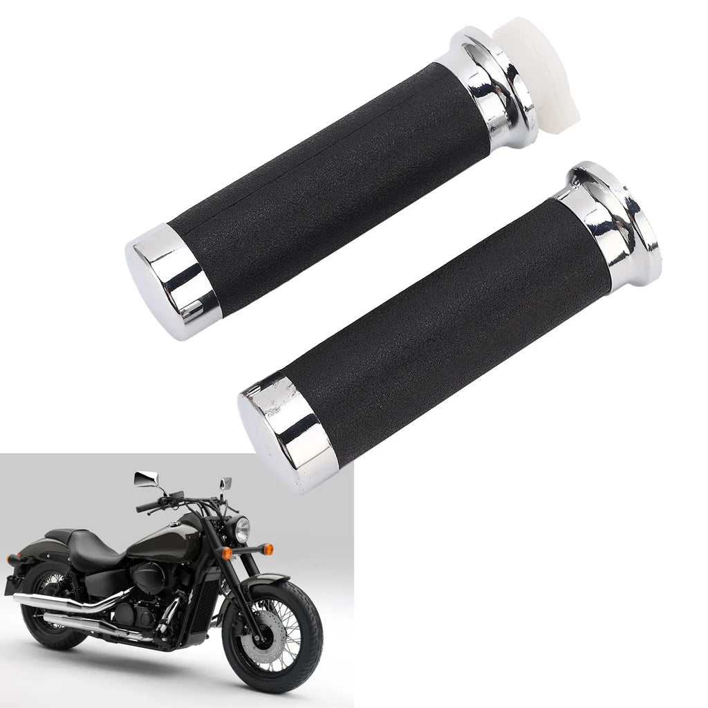 Motorcycle Handle Grip Throttle Handle Grips Anti Aging Ergonomic Cool for Magna 250 for Shadow 400 750 VT600 VT750 Qme
