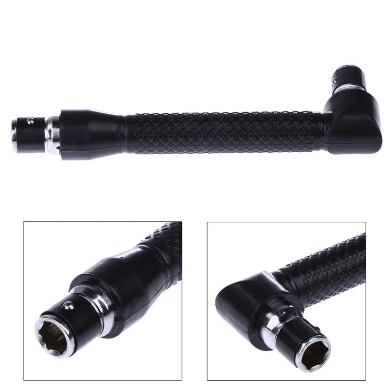 Professional L-shaped 1/4 Inch Hexagonal Socket Screwdriver Bit Manual Tool Qme