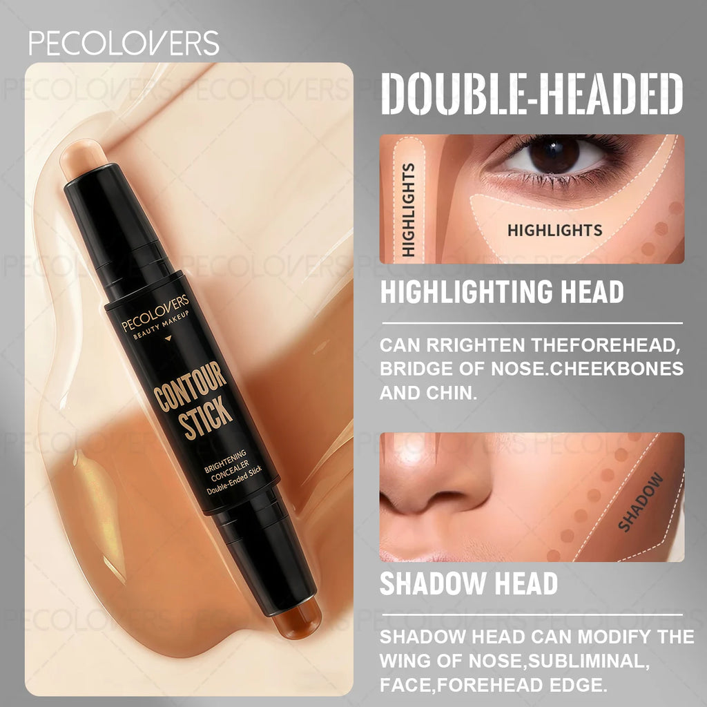 Contour Stick Creamy Texture Non-caking Long-lasting Daily Travel Qme
