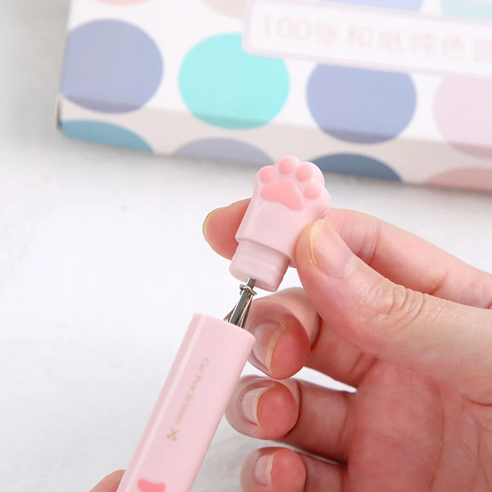4 Styles Stainless Steel Cat Paw Scissors, Creative Cute Portable Paper Cutting Tool, Student Journaling Supplies Craft Tool Qme