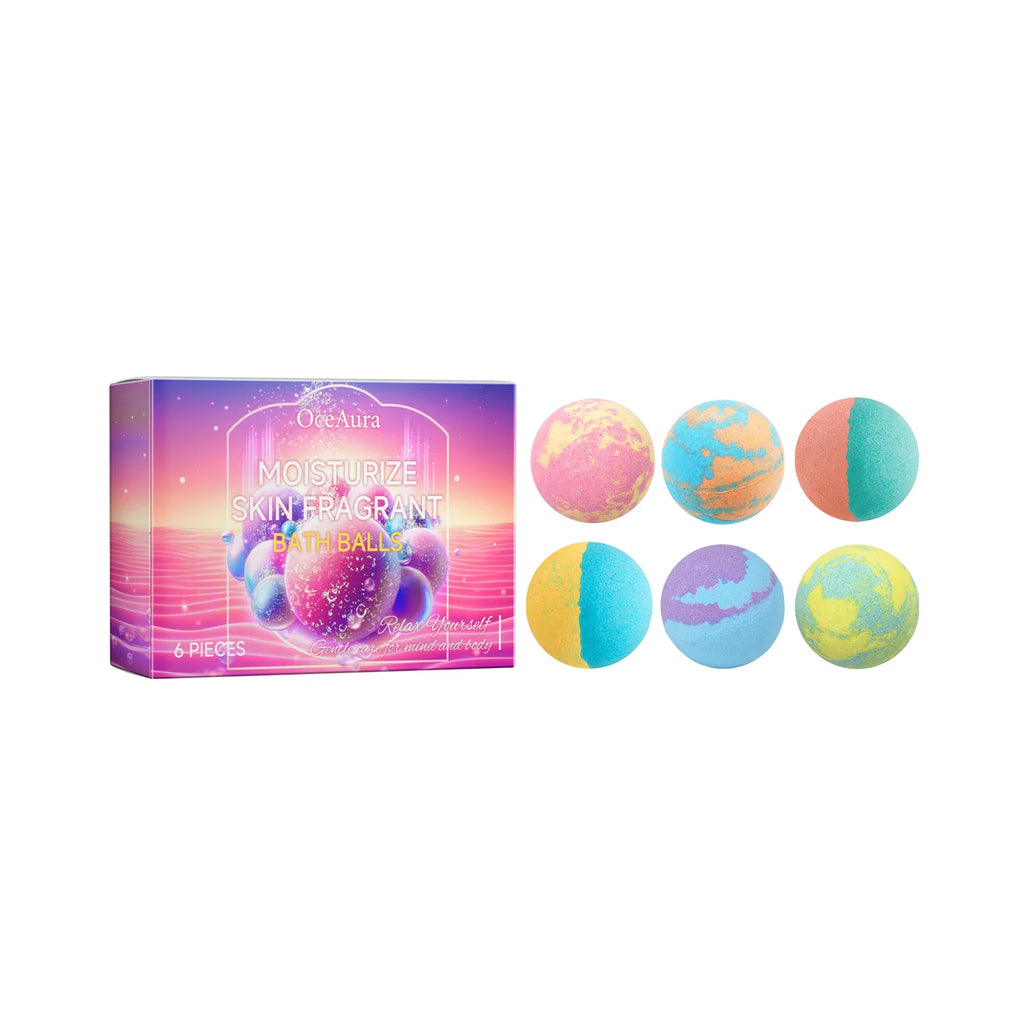 Bath Bombs For Children Adult Bathtub Bath Ball Persistent Fragrance Relieve Fatigue Stress Anxiety Relaxing Body Bath Bomb Set Qme