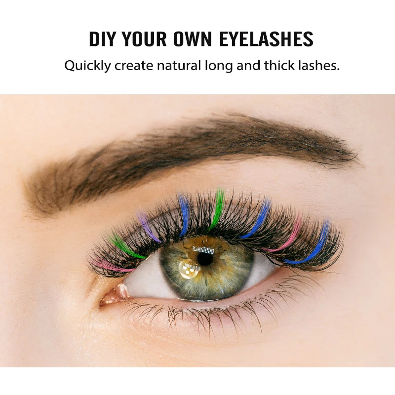 NATUHANA Wispy Premade Fans Pointy Base7D 9D Russia Volume Eyelash Qme