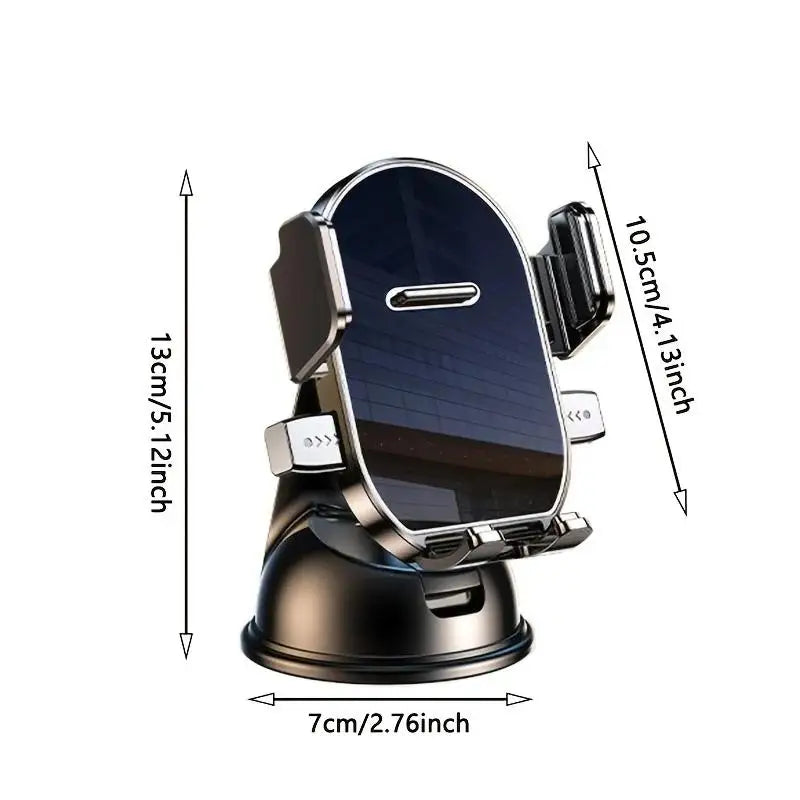 360 Degree Rotation Car Suction Cup Phone Mount Dashboard Instrument Qme