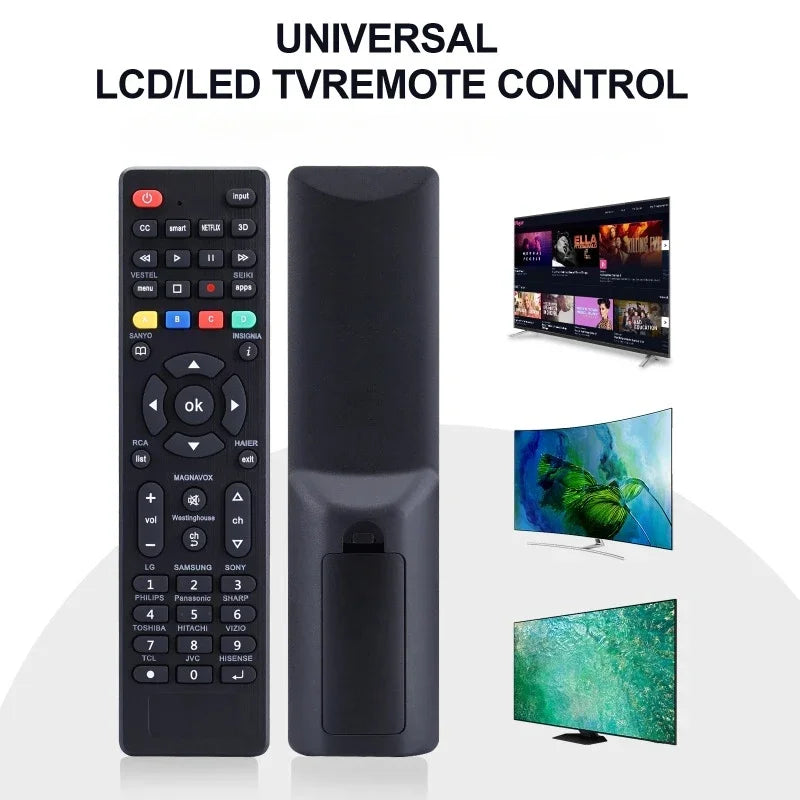 Universal Tv Remote For Samsung Tcl Philips Vizio Sharp Sony Panasonic Sanyo Insignia Toshiba and Other Brands Smart TV Qme