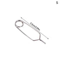 Stainless Steel Hackle Pliers Fly Tying Tool Clips Feather Wrapping Qme S