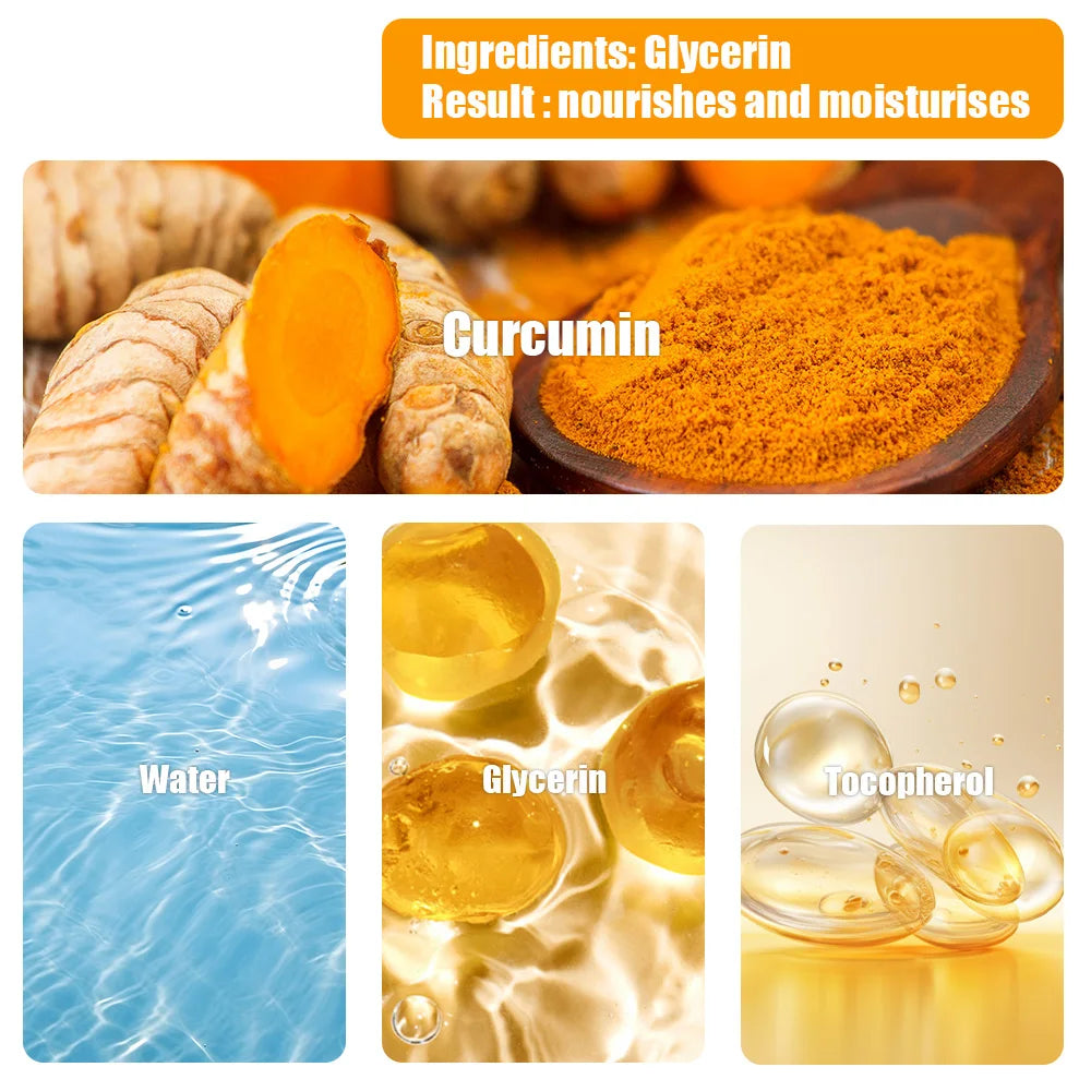 Turmeric eye cream stick nourishes the skin, improves fine lines, relieves eye bags and dark circles, and brightens the eye skin Qme