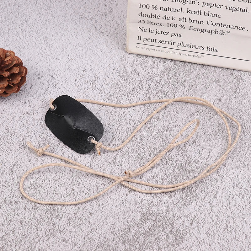 Handmade Leather Throwing Sling Outdoor Sports Camping Shooting Qme