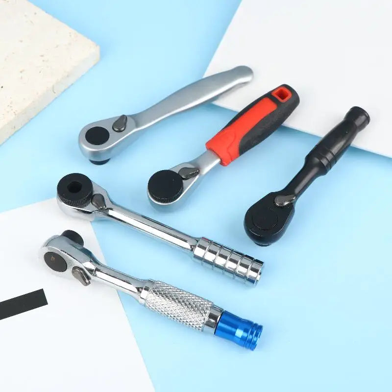 Mini Ratchet Wrench Magnetic Reversible Household Tool 72-tooth Qme