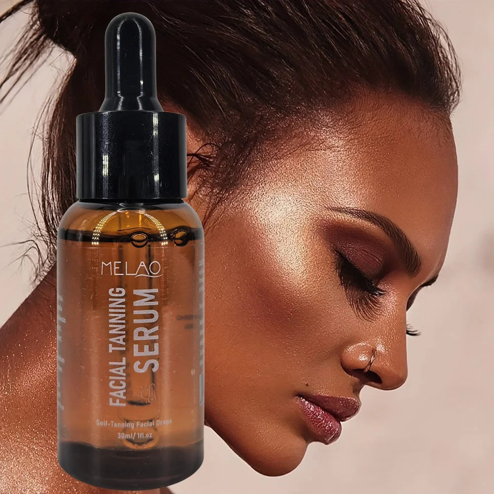 GZE Tanning Drops Gentle Moisturizing Wheat SKin Tone Liquid Bronzing For Face And Body Long Lasting Tanning Serum Qme