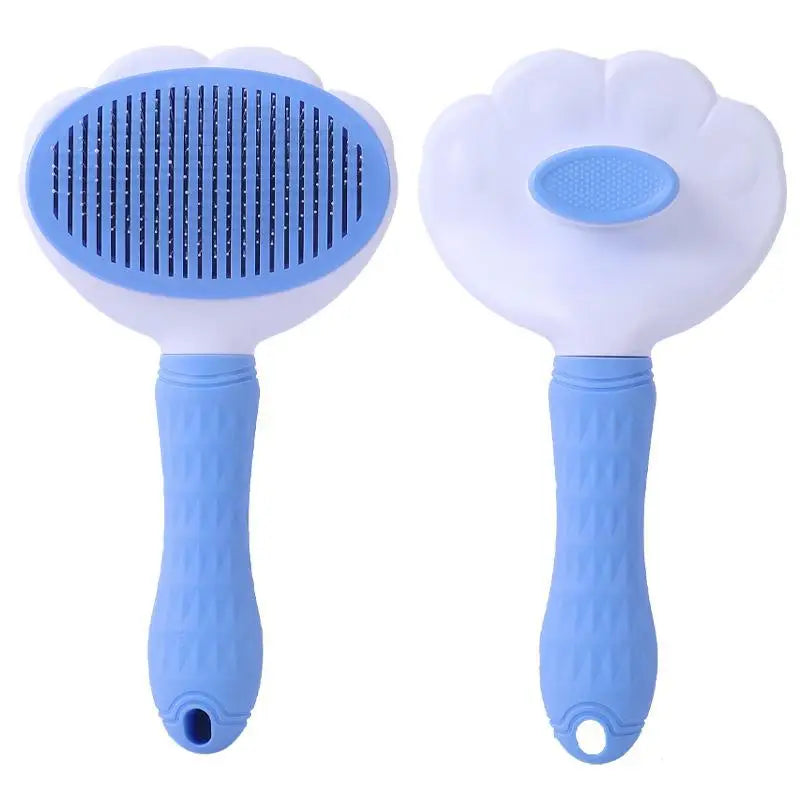 Pet Dog Brush Cat Comb Self Cleaning Pet Hair Remover Brush For Dogs Cats Grooming Tools Pet's Dematting Comb Dogs Accessories Qme A5