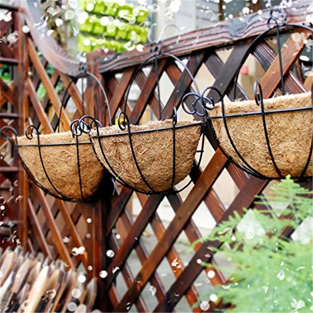 Coconut Basket Liners Coir Plant Liner Fence Flower Baskets Plants Qme
