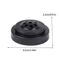 Desk Flag Stand Black Plastic Office Home Decor 8 Holes Mini Flagpole Qme Default Title